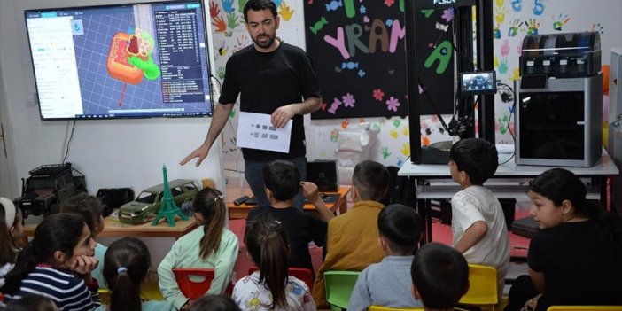 Depremzede Çocuklar Havelsan Desteğiyle 3d Tasarım Öğreniyor