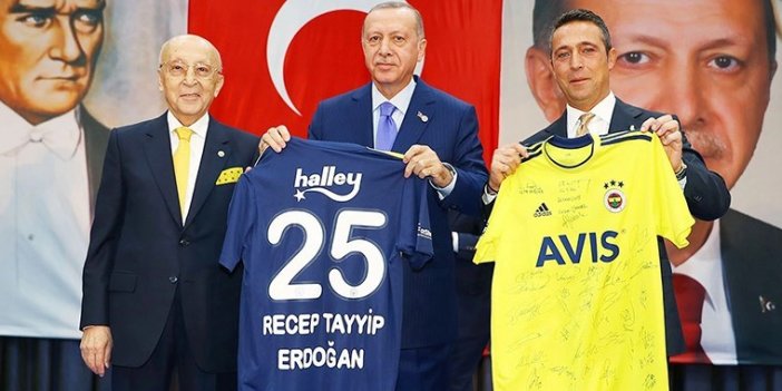 Erdoğan: Ben artık Fenerbahçeli değilim