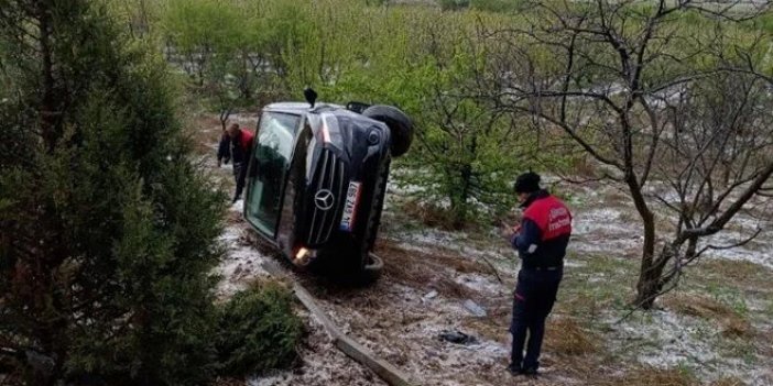 Minibüs takla attı ölü ve yaralılar var