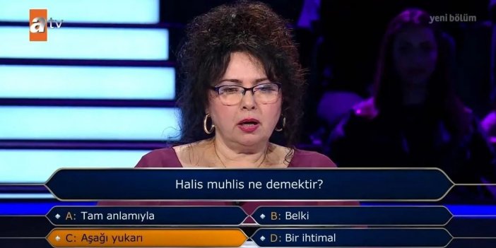 Kim Milyoner Olmak İster yarışmasında şok eden hata!