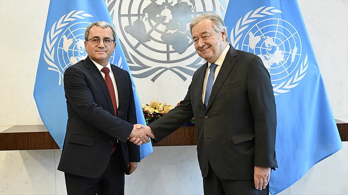 Türkiye'nin Bm Daimi Temsilcisi Yıldız, Guterres'e Atama Mektubunu Takdim Etti