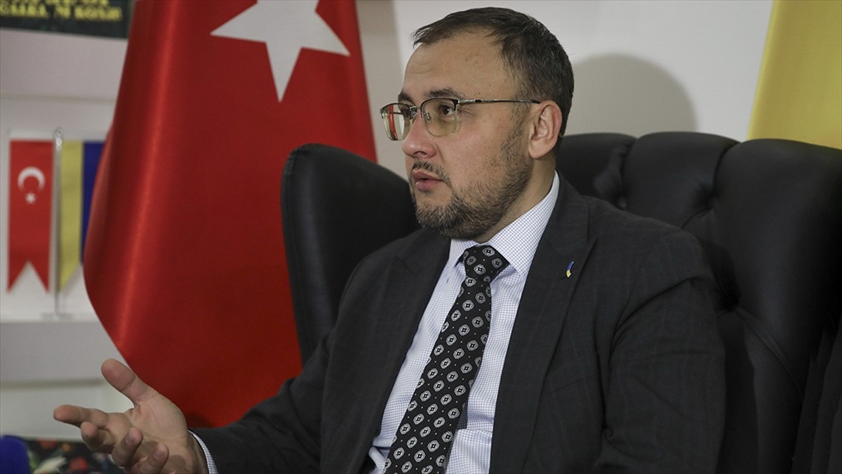 Ukrayna'nın Ankara Büyükelçisi Bodnar, Basın Mensuplarıyla Bir Araya Geldi