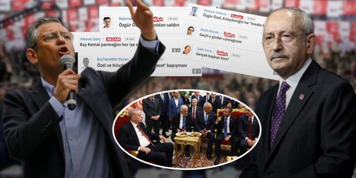 İktidar medyası Kılıçdaroğlu’na karşı Özgür Özel’in yanında