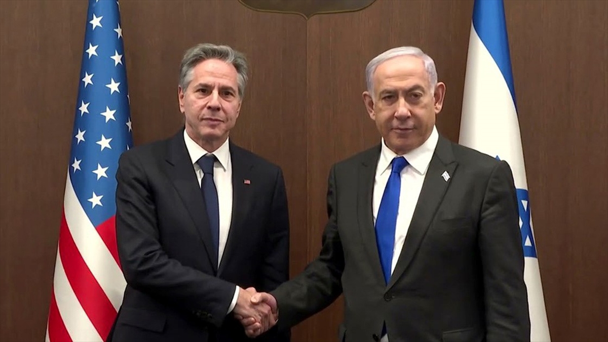 Netanyahu, Abd Dışişleri Bakanı Blinken İle Bir Araya Geldi