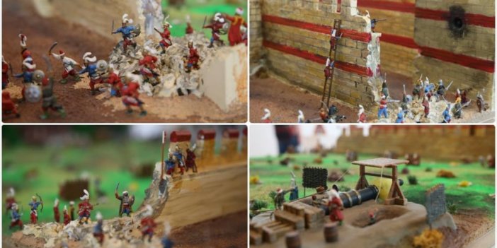 İstanbul'un Fethini Diorama Çalışmasıyla Canlandırdı