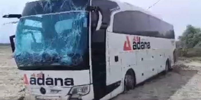 Yolcu otobüsü şarampole yuvarlandı! Yaralılar var