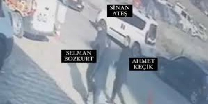 Sinan Ateş'in vurulma anı kamerada