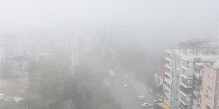 Antalya'da Sis Ve Toz Taşınımı Etkili Oldu