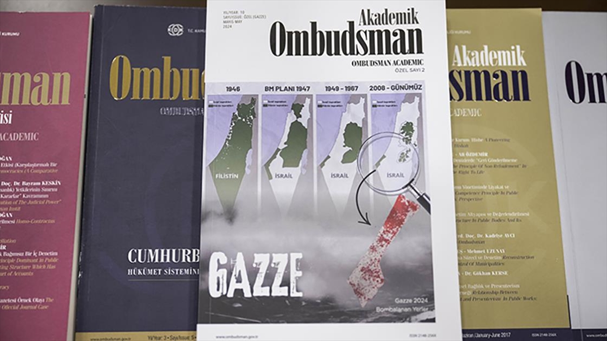 Kamu Denetçiliği Kurumunca "ombudsman Akademik Gazze Özel Sayısı" Dergisi Hazırlandı