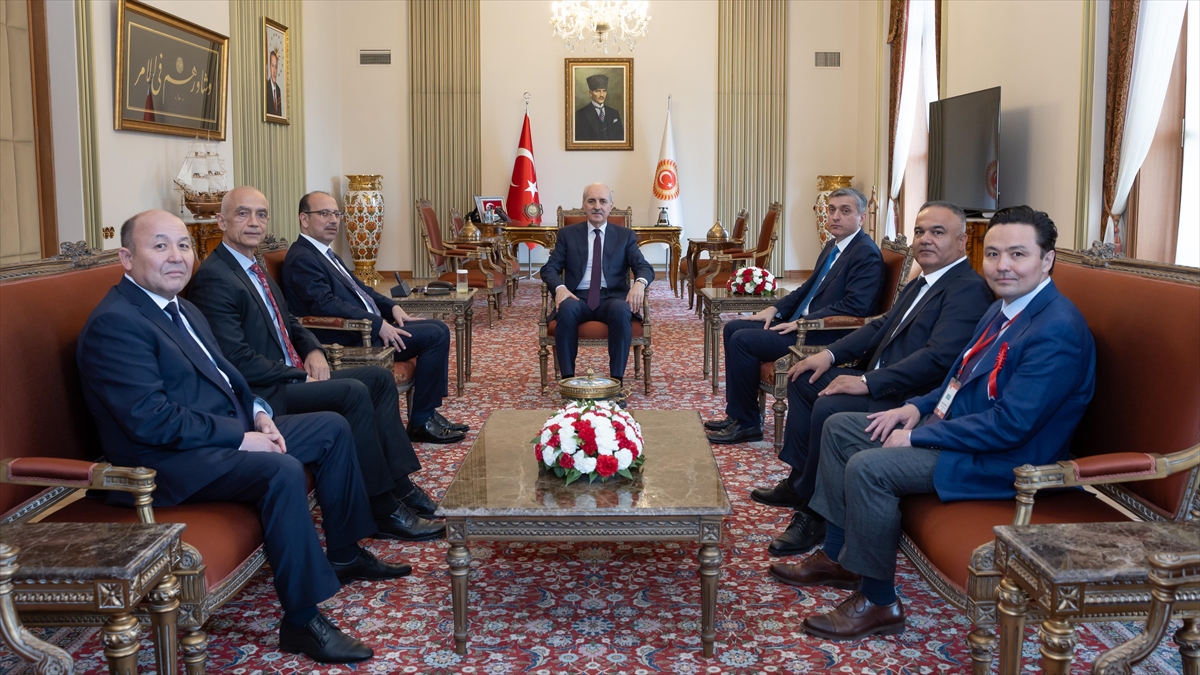 Tbmm Başkanı Kurtulmuş, Türk Dünyası Ülkelerinden Gelen Sayıştay Başkanlarını Kabul Etti