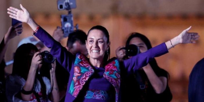 Meksika'da sandık çıkış anketlerine göre ilk kadın devlet başkanı seçildi