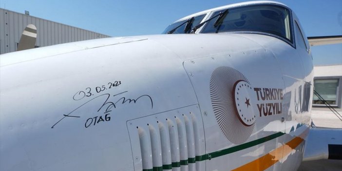 İleri Teknolojiye Sahip Yangın Yönetim Uçağı "otağ" Kapısını Aa'ya Açtı