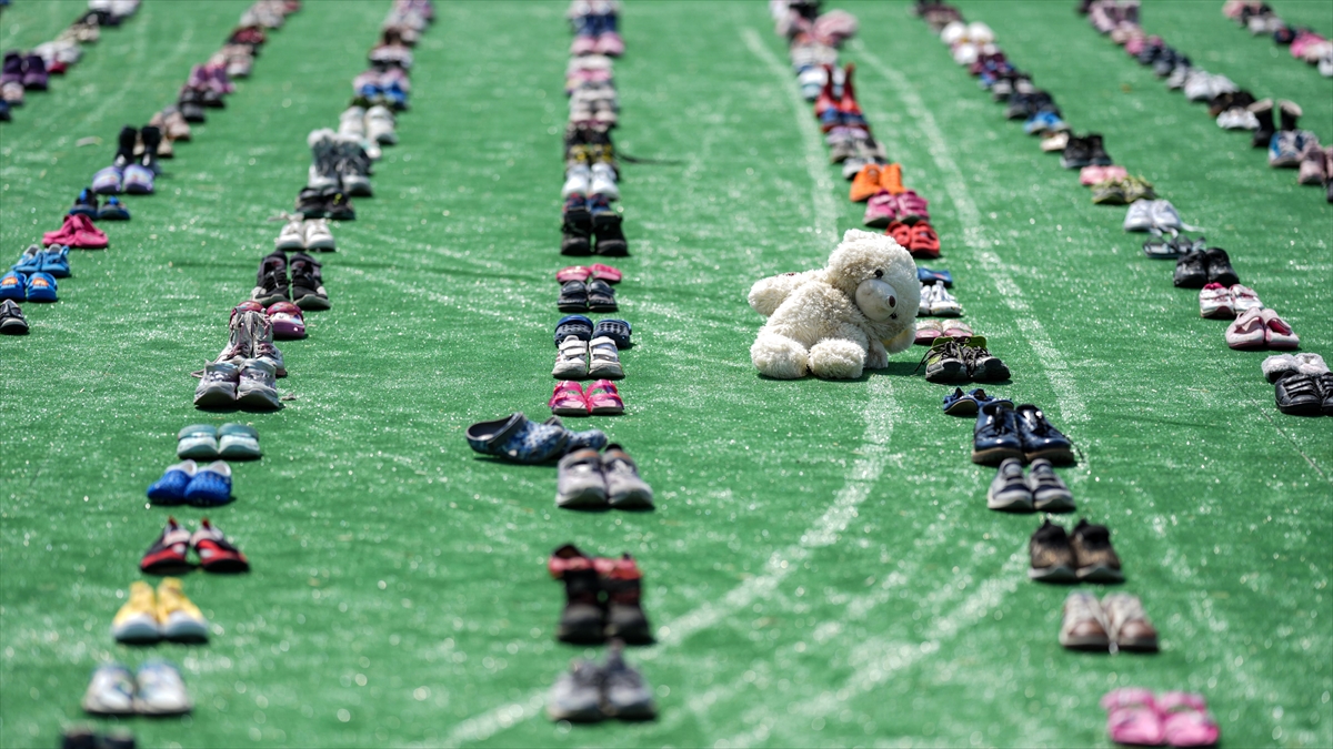 Hayatını Kaybeden Gazzeli Çocuklar Etnospor'da Unutulmadı