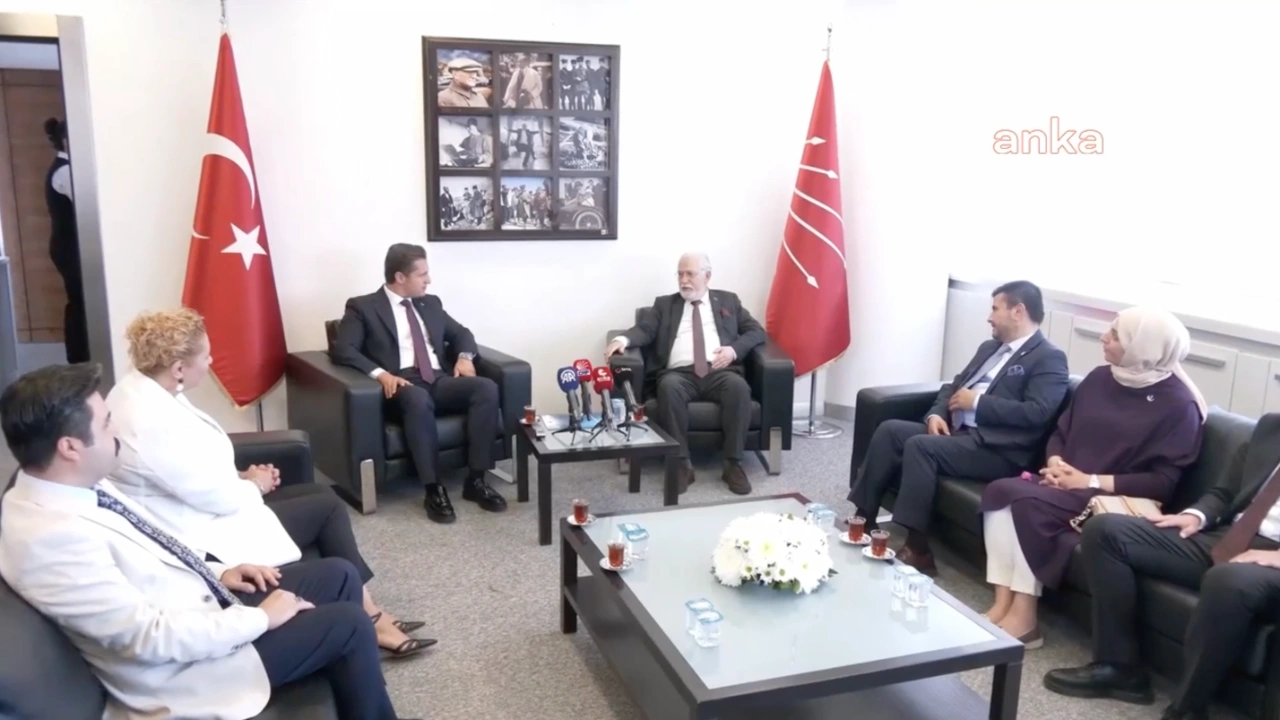 Bayram ziyaretinde YRP'den CHP'ye Filistin mesajı