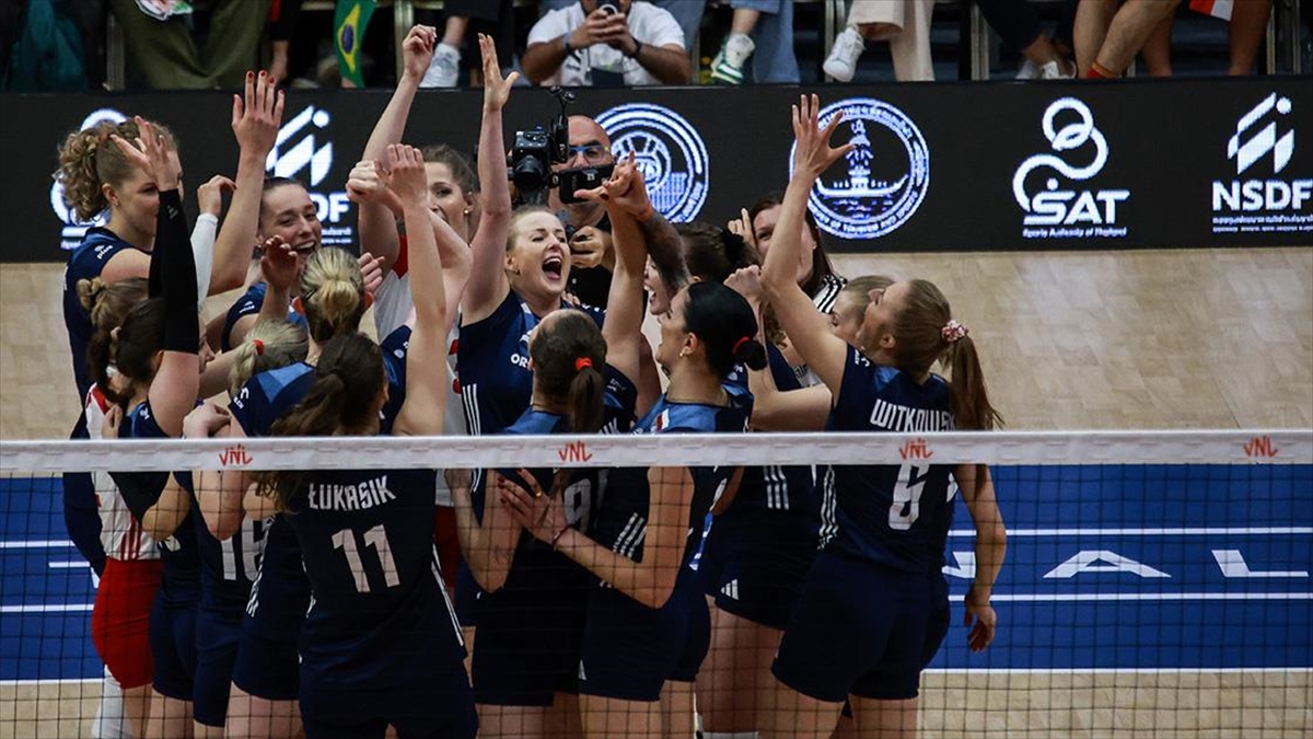 Polonya, FIVB Kadınlar Milletler Ligi'nde 3'üncü Oldu