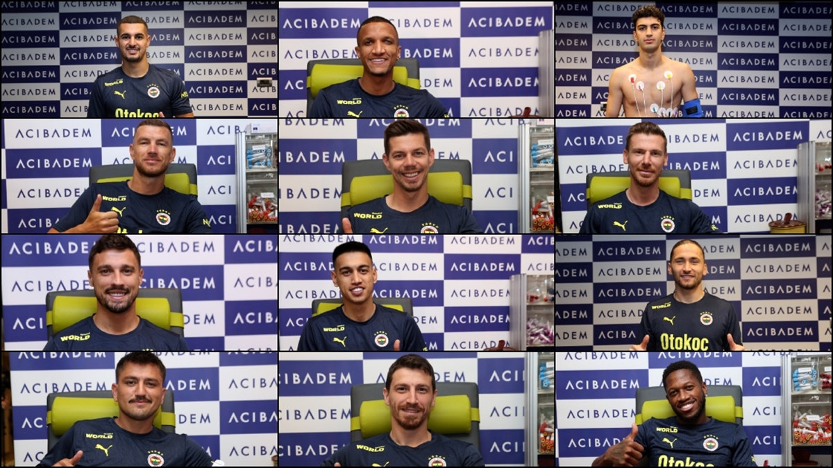 Fenerbahçe'de Futbolcuların Yeni Sezon Öncesi Sağlık Kontrolleri Yapılıyor