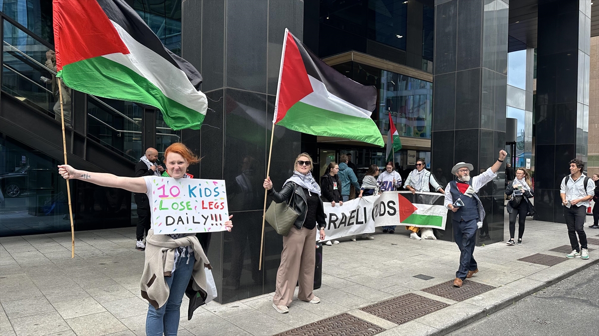 İrlanda'da Google İle İsrail Arasında İmzalanan "nimbus Projesi"ne Tepki