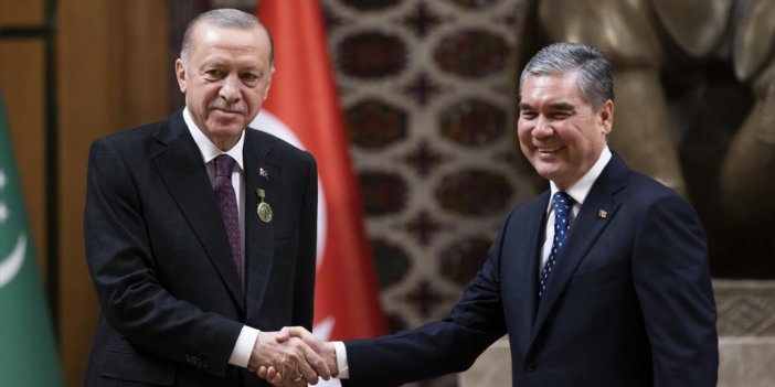 Erdoğan, Türkmenistan Milli Lideri Ve Halk Maslahatı Başkanı Berdimuhammedov İle Görüştü