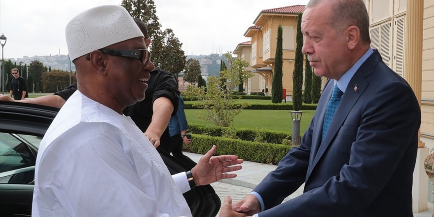 Cumhurbaşkanı Erdoğan İle Mali Cumhurbaşkanı Keita Bir Araya Geldi