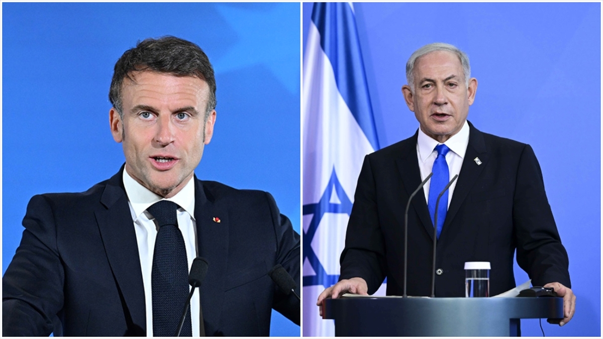 Macron Ve Netanyahu Telefonda İsrail-lübnan Sınırındaki Gerginliği Görüştü