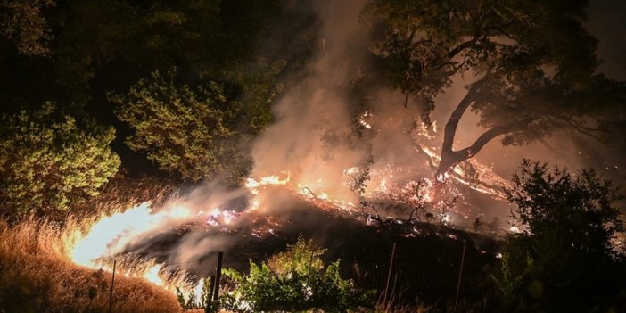 Abd'nin California Eyaletindeki Orman Yangını Nedeniyle 26 Binden Fazla Kişi Tahliye Edildi