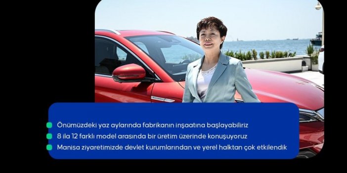 Çinli Otomotiv Devi Byd’nin Başkan Yardımcısı Li: Türkiye'yi Geleceğin Teknolojisinin Merkezi Haline Getirmek İstiyoruz