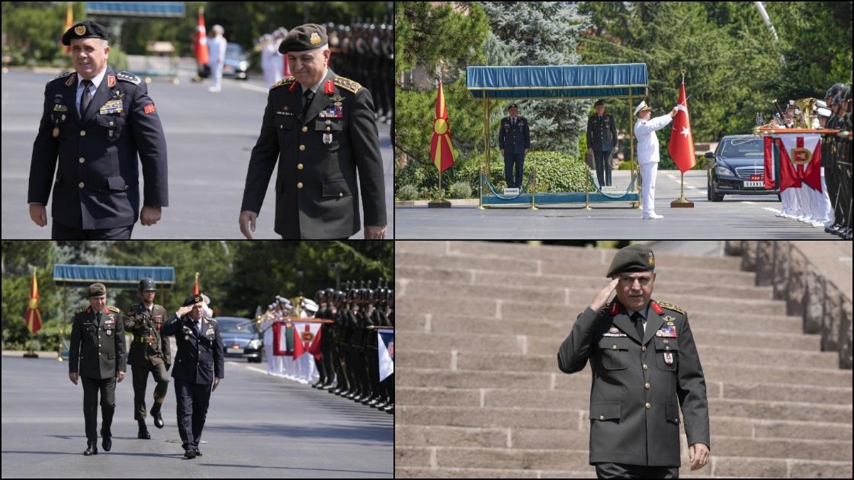 Genelkurmay Başkanı Gürak, Kuzey Makedonyalı Mevkidaşı İle Görüştü