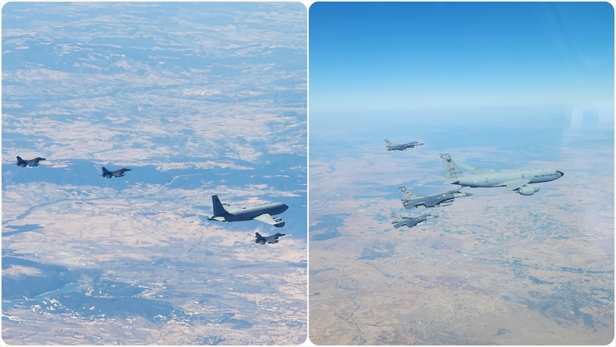 Hava Kuvvetleri Komutanlığı'na Ait 5 Uçak Nato Görevi Kapsamında Romanya'da Uçtu