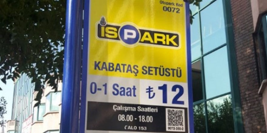 İSPARK Ücretlerine Zam Geldi