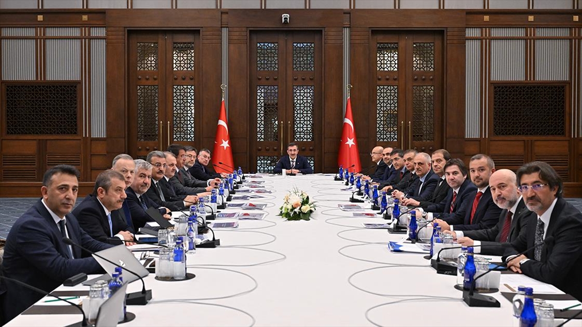 Ekonomi Koordinasyon Kurulu, Cumhurbaşkanı Yardımcısı Yılmaz Başkanlığında Toplandı