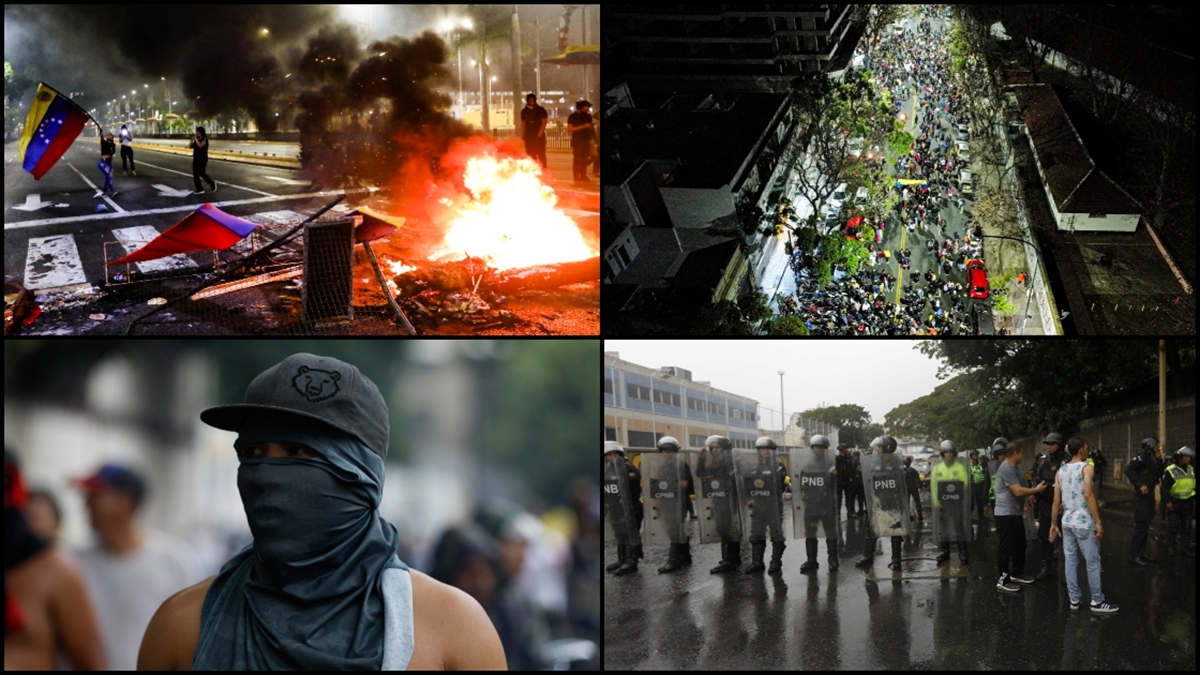 Venezuela Devlet Başkanı Maduro, Şiddet Olaylarında 2 Askerin Öldüğünü Duyurdu