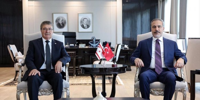 Dışişleri Bakanı Fidan, Kktc Başbakanı Üstel İle Ankara'da Görüştü