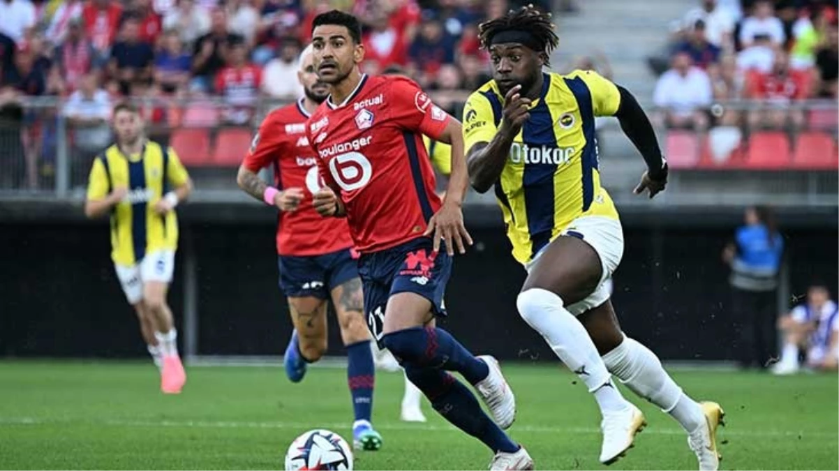 Fenerbahçe, deplasmanda Lille'e 2-1 mağlup oldu