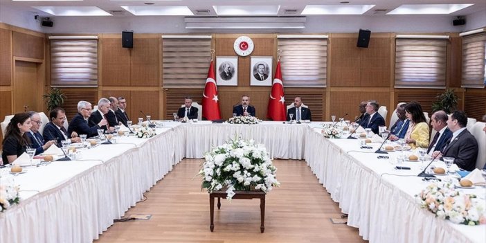 Bakan Fidan, Arap Birliği Ülkelerinin Ankara Büyükelçileri İle Bir Araya Geldi