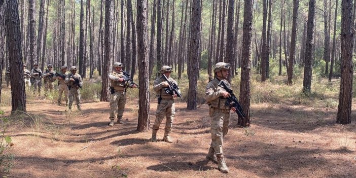 Antalya'da Orman Yangınlarına Karşı Jandarma Komandolar Görev Başında
