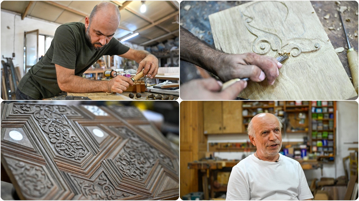 Mescid-i Aksa'da İmzası Olan Kündekar Oğlundan Sonra Sanatını Yaşatacak Çıraklar Yetiştirmek İstiyor