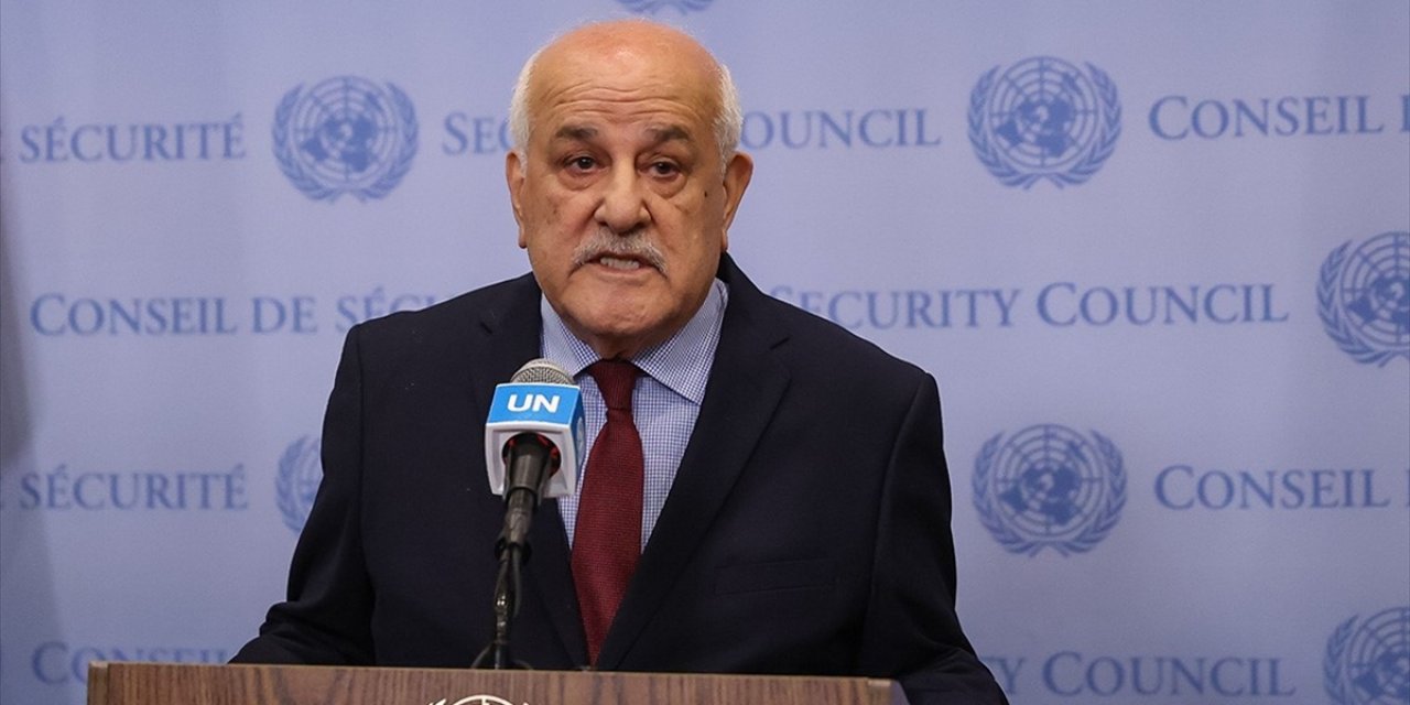Filistin’in BM Daimi Temsilcisi Mansour'dan İsrail'e Yaptırım Çağrısı