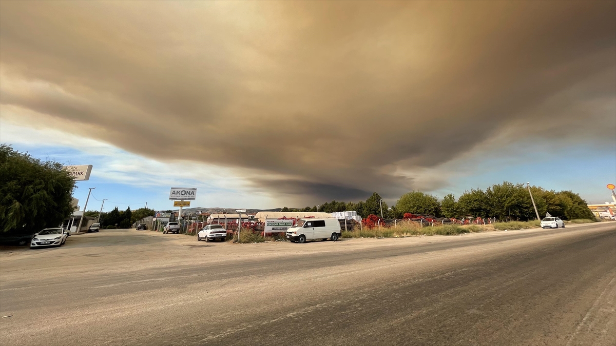 Bolu'daki Orman Yangınının Neden Olduğu Duman Eskişehir'e Ulaştı