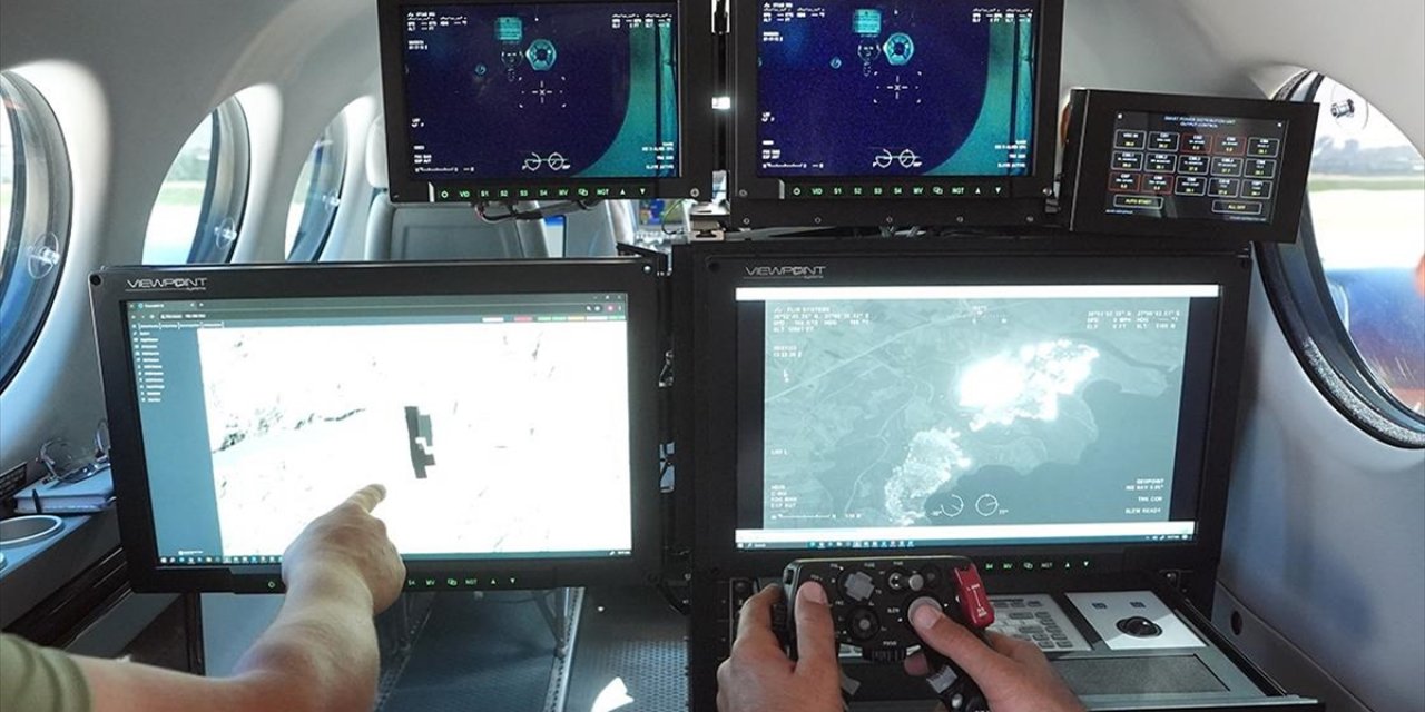 Yangın Yönetim Uçağı Otağ Bugün 10 Saat 35 Dakika Görev Yaptı