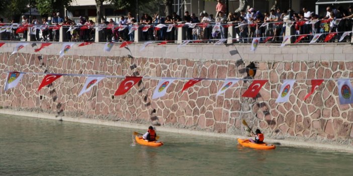 Çankırı'da Kano Yarışları Düzenlendi