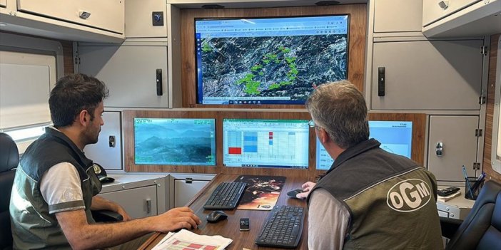 Bolu'da Orman Yangını Bölgesi Dron Ve Termal Kameralarla Gece Gündüz İzleniyor