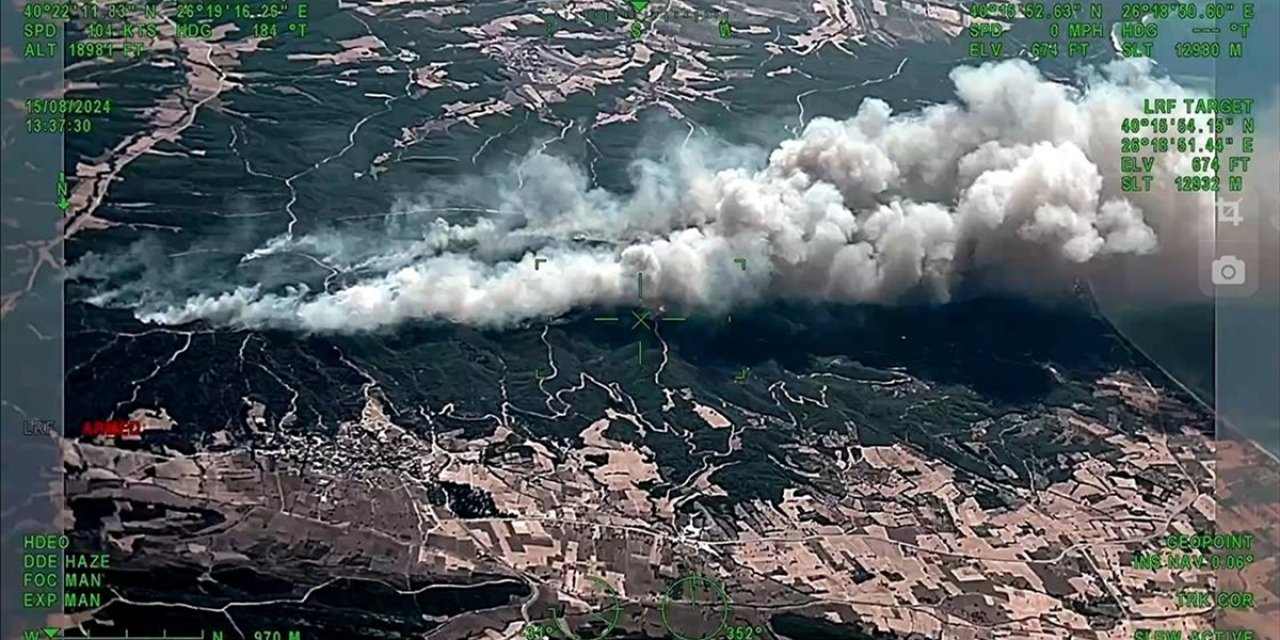 Orman Yangınlarının Zirve Yaptığı Dört Günde İha'lar 301 Saat Gözcülük Yaptı