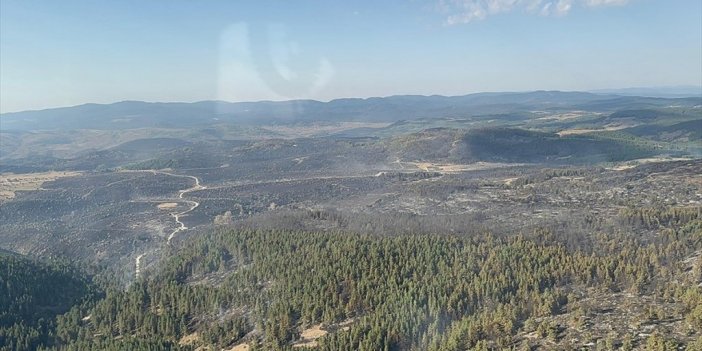 Kızılcahamam'da Başlayıp Gerede'ye Sıçrayan Yangın Kontrol Altına Alındı