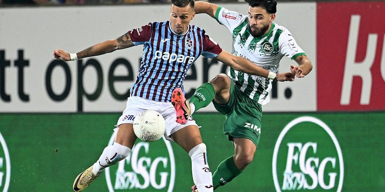 Trabzonspor, UEFA Konferans Ligi'nde Tur Şansını İkinci Maça Taşıdı