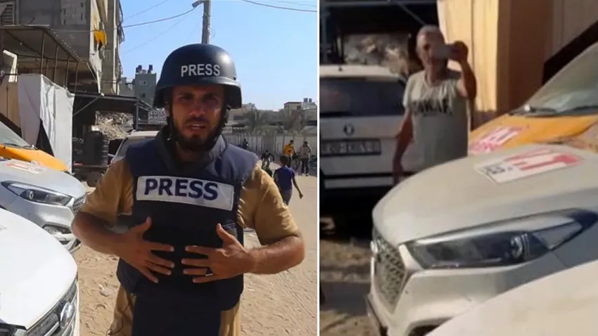 İsrail'den TRT Ekibine Bombalı Saldırı!