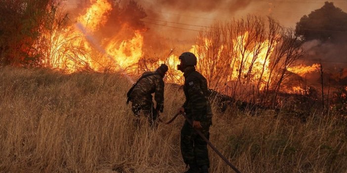 Yunanistan'da Pangeo Dağı'ndaki Orman Yangını, 7 Gündür Kontrol Altına Alınamıyor
