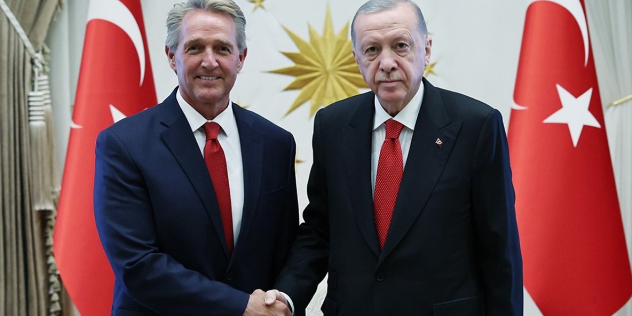 Cumhurbaşkanı Erdoğan, ABD'nin Ankara Büyükelçisi Flake'i Kabul Etti