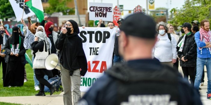 Michigan Üniversitesi'ndeki Filistin'e Destek Gösterisinde 4 Kişi Gözaltına Alındı