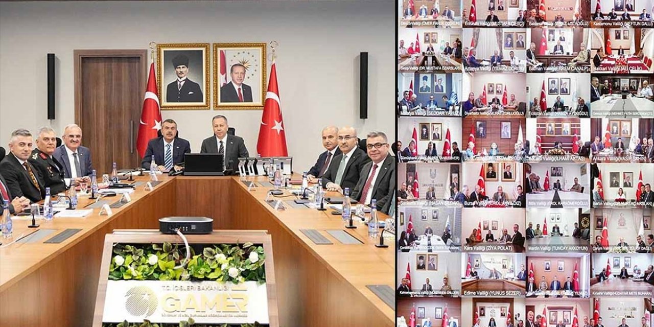 Bakan Tekin, 81 İlin Valileri Ve Milli Eğitim Müdürleriyle Çevrim İçi Toplantıda Görüştü