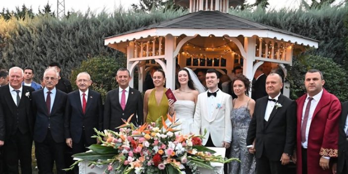 Özel ve Kılıçdaroğlu, nikah şahitliği yaptı